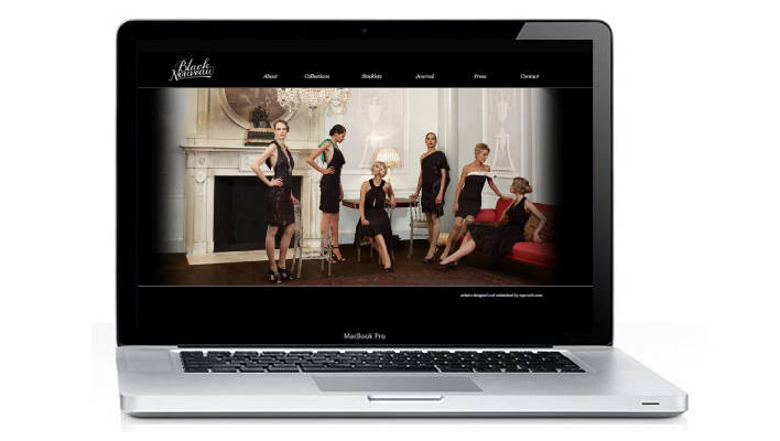 Black Nouveau Logo Identity